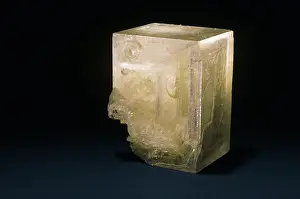 Cube: Halite from Searles Lake, California