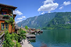 Salzkammergut: Hallstatt am Hallstctter See, Salzkammergut, Upp