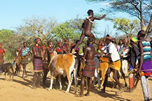 Party: Hamer people at a ceremony - Omo valley Ethiopia