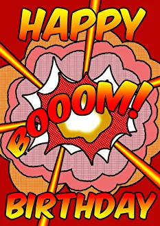 040718: Happy Birthday, boom. Digital manipulation