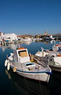 Paro: Harbor Naoussa on Paros Island with fishing