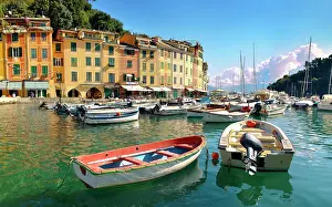 Harbors: Harbour of Portofino, Liguria, Italy, Europe