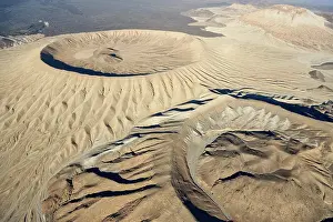 Arabia: Harrat Khaybar volcanic landscape, aerial view