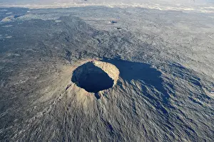 Arabia: Harrat Khaybar volcanic landscape, aerial view