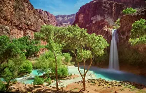 Aqua: Havasu Falls, Arizona