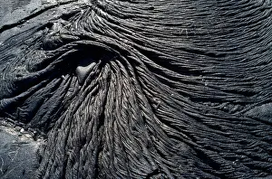 Pahoehoe: Hawaii - Kilauea VOLCANO fresh pahoehoe lava