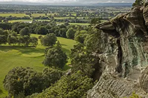 Shropshire: Hawkstone ridge, Shropshire, England, UK