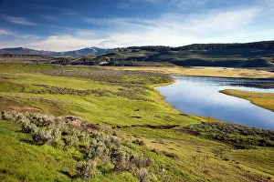 Hayden: Hayden Valley - and Yellowstone River in June Yellowstone
