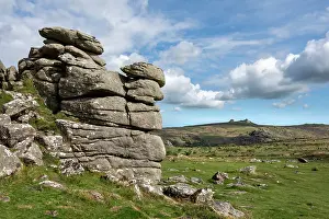 David Chapman: Haytor - From Hound Tor - Dartmoor - Devon - UK