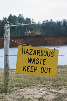 Text: Hazardous Waste Sign