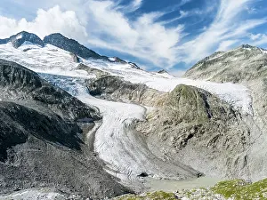 Obersulzbachkees: Head of valley Obersulzbachtal in Nationalpark