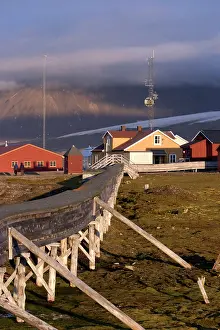 Alesund: Heating system in Ny-Alesund. Spitzbergen. Svalbard