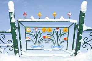 Sneeuw: hek staphorst