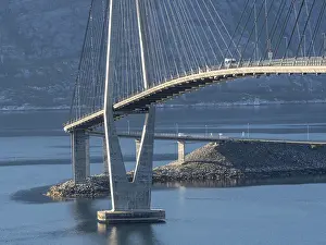 Line: Helgeland bridge, connecting Sandnessjcen with the