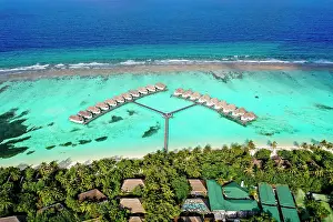 260622: Helicopter view, Six Senses Kanuhura Island Resort