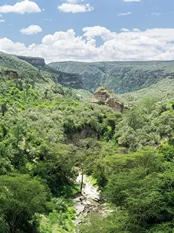 Hell: Hell's Gate National Park in Kenya near