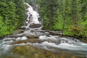 Hidden: Hidden Falls of Cascade Creek in Grand Teton