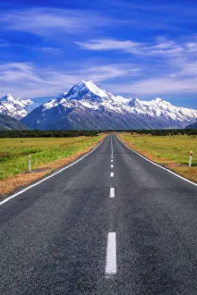 Highway: Highway leading to Mount Cook, Aoraki Mount Cook National