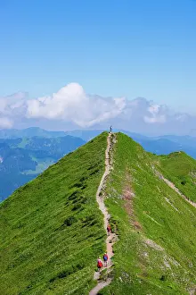 Hiking: Hiking trail from Fellhorn, 2038m, to Snllereck
