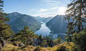 Filter: Hiking trail to Schnnjnchl, sun shining through