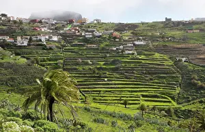 Gomera: Hill Town of Chipude. La Gomera, Canary Is