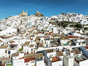 Castle: The hilltop White Town of Olvera with its La Encarnacinn