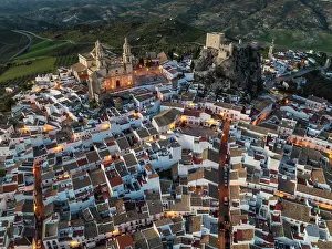 Castle: The hilltop White Town of Olvera with its La Encarnacinn