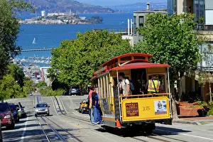 Hyde: The historic cable car on Hyde Street, the former