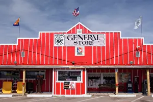 Seligman: Historic Seligman - brightly painted General Store