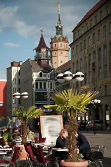 Cafe: Historic towers in the heart of Leipzig
