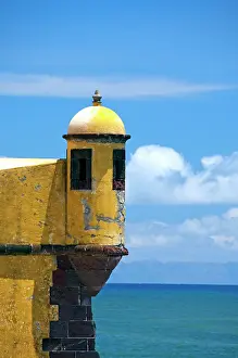 Fortified: Historic yellow Saint Tiago Fortress (aka