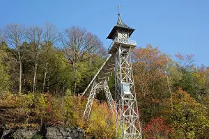 Saxon: Historical passenger elevator, Bad Schandau, Saxon