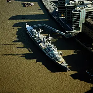 Cruiser: HMS Belfast, a Royal Navy's Town-class cruiser