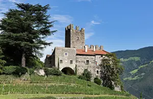 Medieval: Hochnaturns Castle above Naturns, 13th century fortress