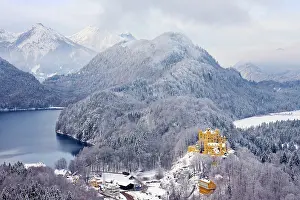 Crazy: Hohenschwangau Castle in the Bavarian Mountains