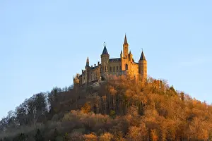 Hilltop: Hohenzollern Castle in autumn, Bisingen, Zollernalbkreis