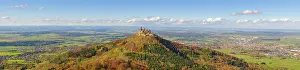 Hohenzollern: Hohenzollern Castle in autumn, panorama, Swabian