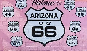 Advertisement: Holbrook, U.S. Route 66 (US 66 or Route 66), Arizona