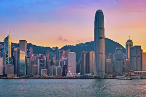 Company: Hong Kong skyline cityscape downtown skyscrapers