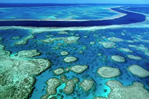Separated: Hook Reef - separated from Hardy Reef (top) by