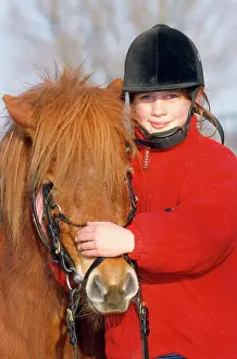 Bridles: Horse - girl with pony