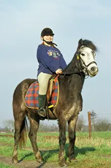Bridles: HORSE - girl riding on pony