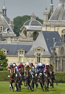 Monuments: Horse race Hippodrome de Chantilly Picardie France