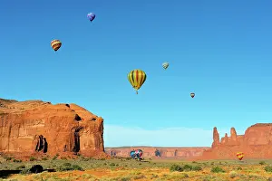 Ride: Hot air balloons, balloon festival, Monument Valley