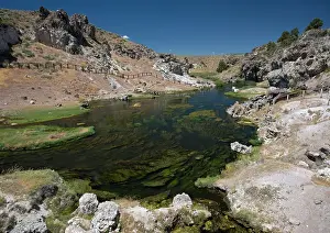 Owens: Hot Creek Geological site - part of Owens River. Hot springs