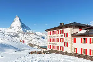 Gastronomy: Hotel and restaurant Riffelhaus, Matterhorn, Zermatt