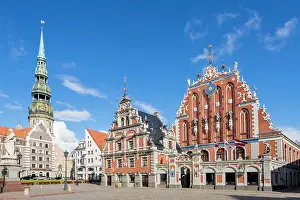 Towns: House of the Blackheads with St. Peter's Church