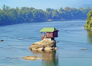 Serbian: House on the River Drina, Bajina Basta, Serbia