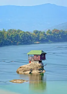 Orthographic: House on the River Drina, Bajina Basta, Serbia