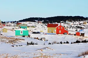 Meules: Houses in the island of Cap aux Meules